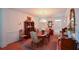 Formal dining room with hardwood floors, traditional decor, and natural light at 2392 Ivy Mountain Dr, Snellville, GA 30078