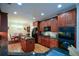 Bright, updated kitchen with granite countertops, an island, and modern appliances at 2392 Ivy Mountain Dr, Snellville, GA 30078