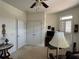 Neutral office with multiple closets, shutter blinds, and media at 2392 Ivy Mountain Dr, Snellville, GA 30078