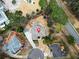Aerial view of the property showcases its mature landscaping and large lot in a desirable neighborhood at 2431 Valhalla Ne Dr, Atlanta, GA 30345