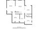 Basement level floorplan features a sitting room, billiard room, bedroom, gym, and wet bar at 2431 Valhalla Ne Dr, Atlanta, GA 30345