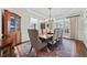 Beautiful dining room featuring a large table and decorative chandelier at 2431 Valhalla Ne Dr, Atlanta, GA 30345