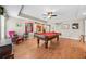 Spacious game room featuring a pool table, recessed lighting, and plenty of room for entertaining guests at 2431 Valhalla Ne Dr, Atlanta, GA 30345