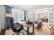 Bright office with large windows and french doors at 2431 Valhalla Ne Dr, Atlanta, GA 30345