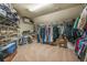 Spacious walk-in closet featuring wire shelving and ample storage space for shoes and clothing at 2431 Valhalla Ne Dr, Atlanta, GA 30345