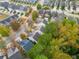 Aerial view of a neighborhood showcasing tree-lined streets and well-maintained homes at 2521 Capella Sw Cir, Atlanta, GA 30331
