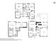 Detailed floor plan showcasing layout of the home with basement, first, and second floor at 2615 Springmonte Pl, Cumming, GA 30041