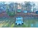 Waterfront property with private boat dock for easy lake access and recreational activities at 5 Yachting Way, Acworth, GA 30102