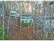 Lake home with a large porch and set among mature trees at 5 Yachting Way, Acworth, GA 30102