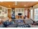 Open concept living room with seating area, television and access to outdoors at 5 Yachting Way, Acworth, GA 30102