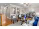 Open-concept living area seamlessly connects the living and dining spaces at 612 Vinings Estates Se Dr # B12, Smyrna, GA 30126
