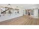 This kitchenette offers a bar, wooden countertops, and stainless steel appliances in a well lit space at 1355 Lockwood Sw Dr, Atlanta, GA 30311