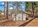 Outdoor shed providing convenient storage and functionality, enhancing the property's utility at 20 Juniper Se Ln, Cartersville, GA 30121