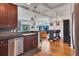 Well-equipped kitchen seamlessly flows into the living space, featuring stainless steel appliances and granite countertops at 1258 Dekalb Ne Ave # 129, Atlanta, GA 30307