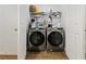 Convenient laundry room with modern washer and dryer units at 1220 Tab Roberts Rd, Lawrenceville, GA 30043
