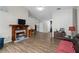 Spacious living room with hardwood floors and a cozy fireplace at 1220 Tab Roberts Rd, Lawrenceville, GA 30043