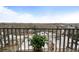 Balcony view with cozy seating area, offering a serene urban retreat at 145 15Th Ne St # 843, Atlanta, GA 30309