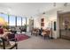 Spacious living room with large windows offering plenty of natural light at 145 15Th Ne St # 843, Atlanta, GA 30309