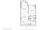 First floor plan showcasing the layout of the home, including the bedroom and kitchen at 2277 Peachtree Ne Rd # 608, Atlanta, GA 30309