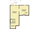 Unfinished basement floor plan shows layout for future bath and mechanical room at 630 Gilles Ln, Cumming, GA 30041