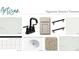 Selections include wall tile, matte black faucet, cabinet, shower enclosure finish, flooring, and hardware at 630 Gilles Ln, Cumming, GA 30041