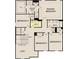 Upstairs floor plan includes primary bedroom, three bedrooms, loft, and three baths at 630 Gilles Ln, Cumming, GA 30041