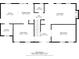 First floor plan showcasing the kitchen, living room, dining room, and foyer layouts with dimensions at 1532 Boxwood Nw Trce, Acworth, GA 30102