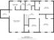 Second floor plan featuring the primary bedroom, walk-in closet, and additional bedrooms with dimensions at 1532 Boxwood Nw Trce, Acworth, GA 30102