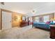 Spacious main bedroom with neutral walls, carpet flooring, and large dressers at 1532 Boxwood Nw Trce, Acworth, GA 30102