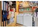 Functional laundry area with washer and dryer units at 916 Marshall Fuller Rd, Dallas, GA 30157