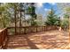 Enjoy the view from this large back deck, perfect for outdoor entertaining and relaxing in the wooded surroundings at 1837 Haven Park Se Cir, Smyrna, GA 30080