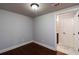 Serene bedroom features hardwood floors, neutral walls, and ample natural light at 1837 Haven Park Se Cir, Smyrna, GA 30080