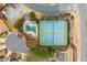 Aerial view of tennis courts and community pool at 2038 Drogheda Ln, Marietta, GA 30066