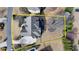 Beautiful aerial view of a large home showcasing landscaping and neighborhood at 5340 Cole Creek Ln, Cumming, GA 30040