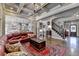 Spacious open-concept living room and foyer with seamless flow to the kitchen at 5340 Cole Creek Ln, Cumming, GA 30040