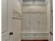 Mudroom with custom built-in lockers and drawers, perfect for organization at 5340 Cole Creek Ln, Cumming, GA 30040