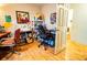 View of a home office featuring hardwood floors and lots of light at 885 Green Valley Dr Nw, Conyers, GA 30012