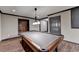 Relaxing game room features a pool table, a wood floor and recessed lighting at 2110 Se Murren Se Dr, Smyrna, GA 30080