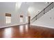 Spacious living room with hardwood floors and an abundance of natural light at 281 Chilhoe Dr, Canton, GA 30115