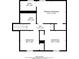 Detailed floor plan showcasing the layout of the upper level with bedrooms, bathrooms, and hall at 1908 Sailcloth St, Lithonia, GA 30058