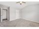 Empty bedroom featuring neutral walls, carpeting and two closets at 2785 Maple Park Pl, Cumming, GA 30041