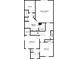 Second floor plan featuring the layout of bedrooms, bathrooms, and closets at 6399 Woodwell Dr, Union City, GA 30291