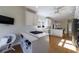 Spacious kitchen with island and stainless appliances at 1140 Matheson Way, Alpharetta, GA 30022