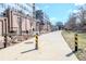Sidewalk view on the Westside Beltline, featuring a walking path with safety bollards at 1324 North Avenue, Atlanta, GA 30318