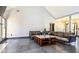 Spacious living room featuring tile floors, high ceilings and comfortable seating at 3065 Kings Nw Dr, Kennesaw, GA 30144