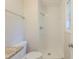 Bathroom featuring a shower, granite countertop, new toilet and modern finishes at 1526 Colony East Cir, Stone Mountain, GA 30083