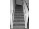 Carpeted staircase featuring white handrails and baseboards at 2744 Snapfinger Mnr, Decatur, GA 30035