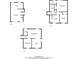 All three floors of the layout; the first floor, second floor and third floor at 4342 Lincolndale Dr, Ellenwood, GA 30294