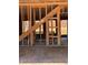Interior framing of a new home, displaying the staircase and window placement at 4531 Moray Dr, Mableton, GA 30126