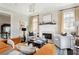 Bright living room with fireplace, neutral walls, and stylish furnishings at 774 Piedmont Ne Ave # 2A, Atlanta, GA 30308